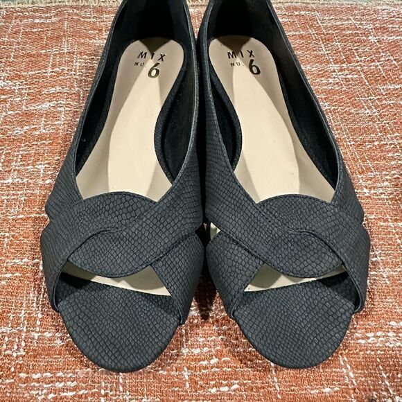 Black Mix No. 6 Sandals Size 8.5 - Picture 1 of 9